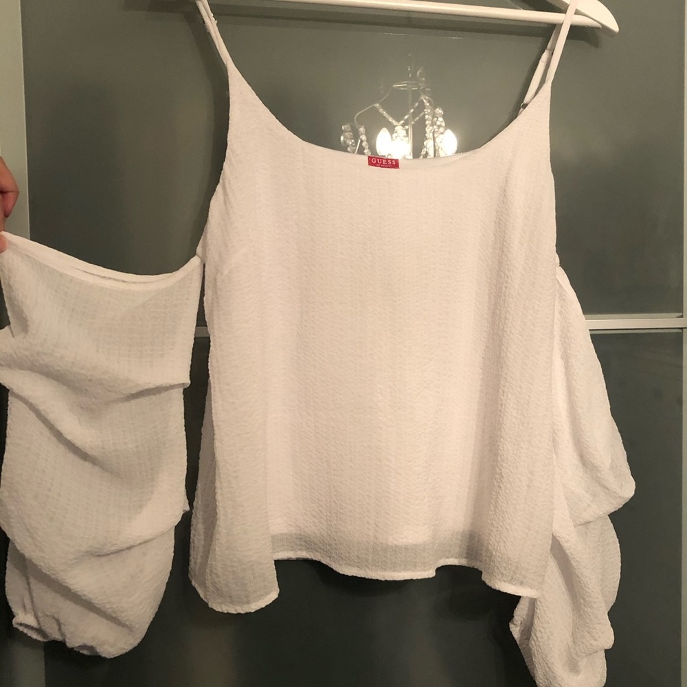 NWT Guess party top - white - Picture 2 of 4